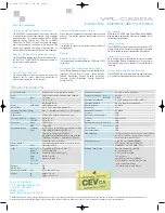 Preview for 2 page of Sony VPL-CX20A Specification Sheet