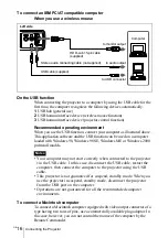 Предварительный просмотр 16 страницы Sony VPL-CX4 Operating Instructions Manual