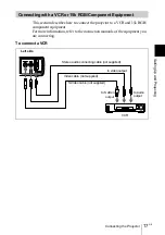 Предварительный просмотр 17 страницы Sony VPL-CX4 Operating Instructions Manual