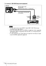 Предварительный просмотр 18 страницы Sony VPL-CX4 Operating Instructions Manual