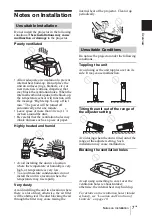 Preview for 7 page of Sony VPL CX5 - XGA LCD Projector Operating Instructions Manual