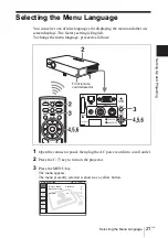 Preview for 21 page of Sony VPL CX5 - XGA LCD Projector Operating Instructions Manual