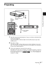 Preview for 23 page of Sony VPL CX5 - XGA LCD Projector Operating Instructions Manual