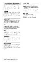 Preview for 30 page of Sony VPL CX5 - XGA LCD Projector Operating Instructions Manual