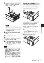 Preview for 37 page of Sony VPL CX5 - XGA LCD Projector Operating Instructions Manual