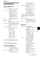 Preview for 43 page of Sony VPL CX5 - XGA LCD Projector Operating Instructions Manual