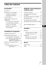 Preview for 51 page of Sony VPL CX5 - XGA LCD Projector Operating Instructions Manual