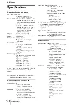 Preview for 92 page of Sony VPL CX5 - XGA LCD Projector Operating Instructions Manual