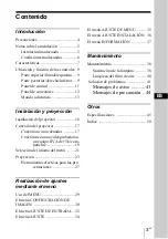 Preview for 99 page of Sony VPL CX5 - XGA LCD Projector Operating Instructions Manual