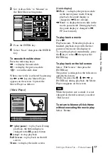 Preview for 17 page of Sony VPL-CX75 Operating Instructions Manual