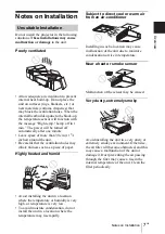 Предварительный просмотр 7 страницы Sony VPL CX85 - XGA LCD Projector Operating Instructions Manual