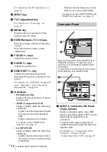 Предварительный просмотр 14 страницы Sony VPL CX85 - XGA LCD Projector Operating Instructions Manual