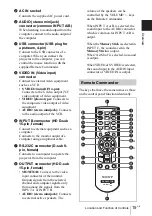 Предварительный просмотр 15 страницы Sony VPL CX85 - XGA LCD Projector Operating Instructions Manual