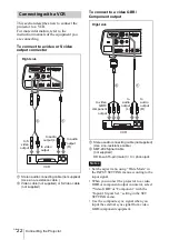 Предварительный просмотр 22 страницы Sony VPL CX85 - XGA LCD Projector Operating Instructions Manual