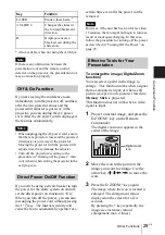 Предварительный просмотр 29 страницы Sony VPL CX85 - XGA LCD Projector Operating Instructions Manual