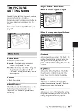 Предварительный просмотр 33 страницы Sony VPL CX85 - XGA LCD Projector Operating Instructions Manual