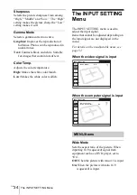 Предварительный просмотр 34 страницы Sony VPL CX85 - XGA LCD Projector Operating Instructions Manual