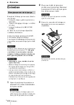 Предварительный просмотр 104 страницы Sony VPL CX85 - XGA LCD Projector Operating Instructions Manual