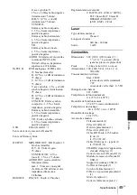 Предварительный просмотр 113 страницы Sony VPL CX85 - XGA LCD Projector Operating Instructions Manual