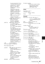 Предварительный просмотр 177 страницы Sony VPL CX85 - XGA LCD Projector Operating Instructions Manual