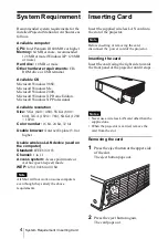 Preview for 4 page of Sony VPL-CX85 Operation Instructions Manual