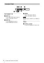 Preview for 4 page of Sony VPL-DW120 Operating Instructions Manual