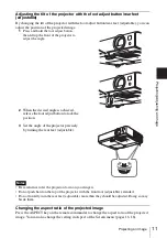 Preview for 11 page of Sony VPL-DW120 Operating Instructions Manual