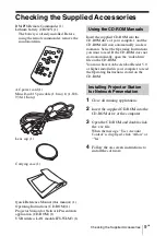 Предварительный просмотр 31 страницы Sony VPL-DW125 Quick Reference Manual