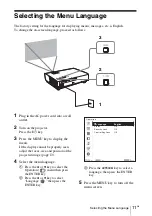 Предварительный просмотр 33 страницы Sony VPL-DW125 Quick Reference Manual