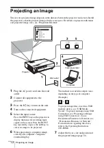 Предварительный просмотр 34 страницы Sony VPL-DW125 Quick Reference Manual