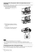 Предварительный просмотр 36 страницы Sony VPL-DW125 Quick Reference Manual