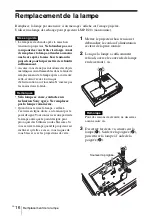 Предварительный просмотр 58 страницы Sony VPL-DW125 Quick Reference Manual