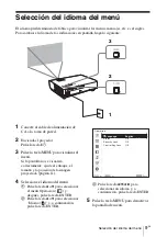 Предварительный просмотр 69 страницы Sony VPL-DW125 Quick Reference Manual