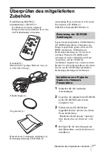 Предварительный просмотр 85 страницы Sony VPL-DW125 Quick Reference Manual