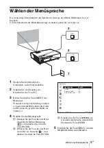 Предварительный просмотр 87 страницы Sony VPL-DW125 Quick Reference Manual