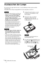 Предварительный просмотр 94 страницы Sony VPL-DW125 Quick Reference Manual