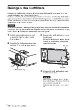 Предварительный просмотр 96 страницы Sony VPL-DW125 Quick Reference Manual