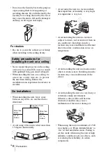 Предварительный просмотр 32 страницы Sony VPL-DW126 Quick Reference Manual