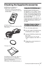 Предварительный просмотр 35 страницы Sony VPL-DW126 Quick Reference Manual