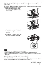 Предварительный просмотр 43 страницы Sony VPL-DW126 Quick Reference Manual