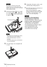 Предварительный просмотр 48 страницы Sony VPL-DW126 Quick Reference Manual