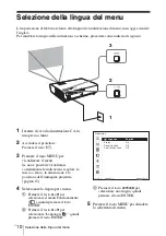 Предварительный просмотр 124 страницы Sony VPL-DW126 Quick Reference Manual