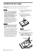 Предварительный просмотр 110 страницы Sony VPL-DW127 Quick Reference Manual