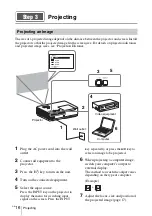 Preview for 48 page of Sony VPL-DW240 Quick Reference Manual