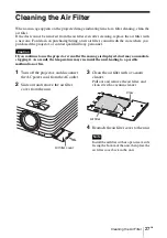 Preview for 59 page of Sony VPL-DW240 Quick Reference Manual