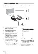 Preview for 70 page of Sony VPL-DW240 Quick Reference Manual