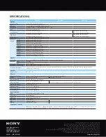 Preview for 6 page of Sony VPL-DX10 Brochure & Specs