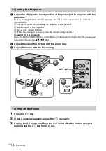 Предварительный просмотр 34 страницы Sony VPL-DX10 Quick Reference Manual