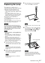 Предварительный просмотр 35 страницы Sony VPL-DX10 Quick Reference Manual