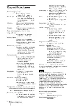 Предварительный просмотр 72 страницы Sony VPL-DX10 Quick Reference Manual